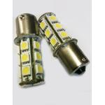 LAMPADA DE LED CARRO - 1 POLO - 18 LEDS - BRANCO  ALTO BRILHO 12V  